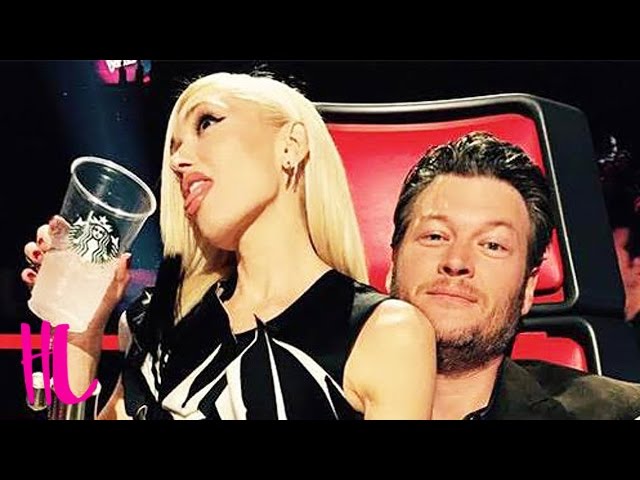 ⁣Gwen Stefani & Blake Shelton Flirting Interrupted By Adam Levine On  The Voice 