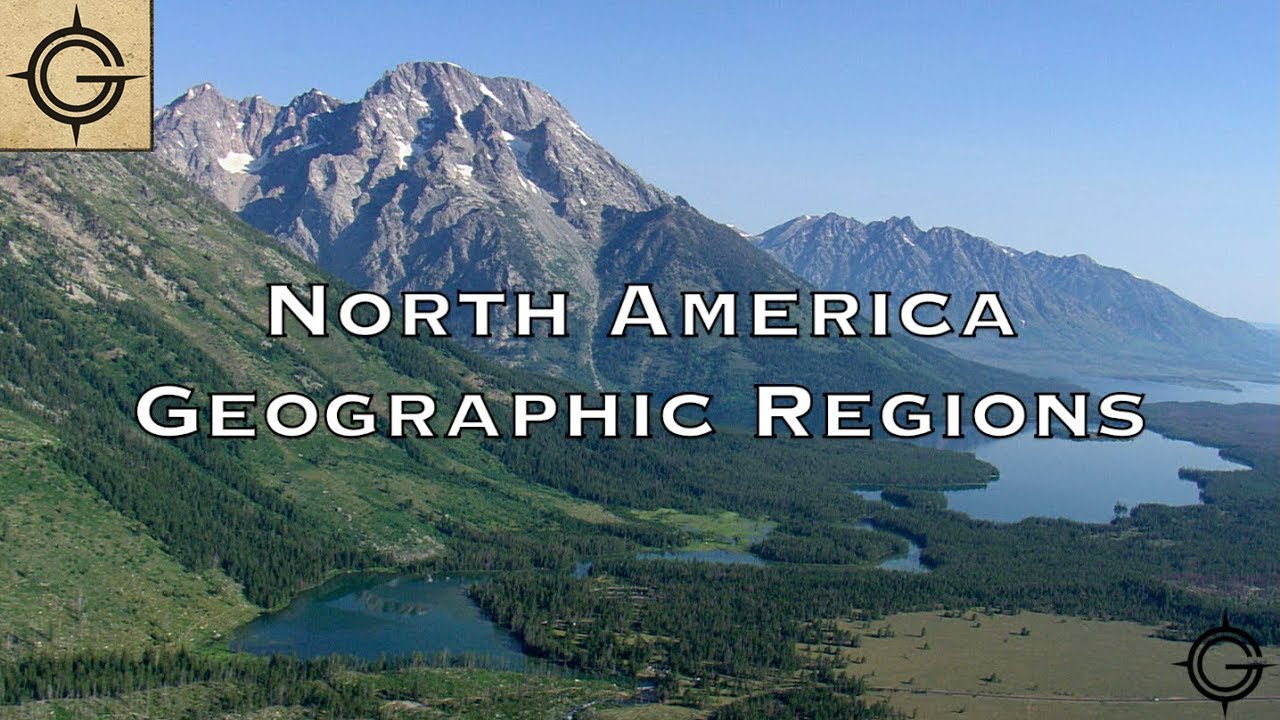 North America Geographic Regions - 8 Regions Footage - Lesson Plan Included