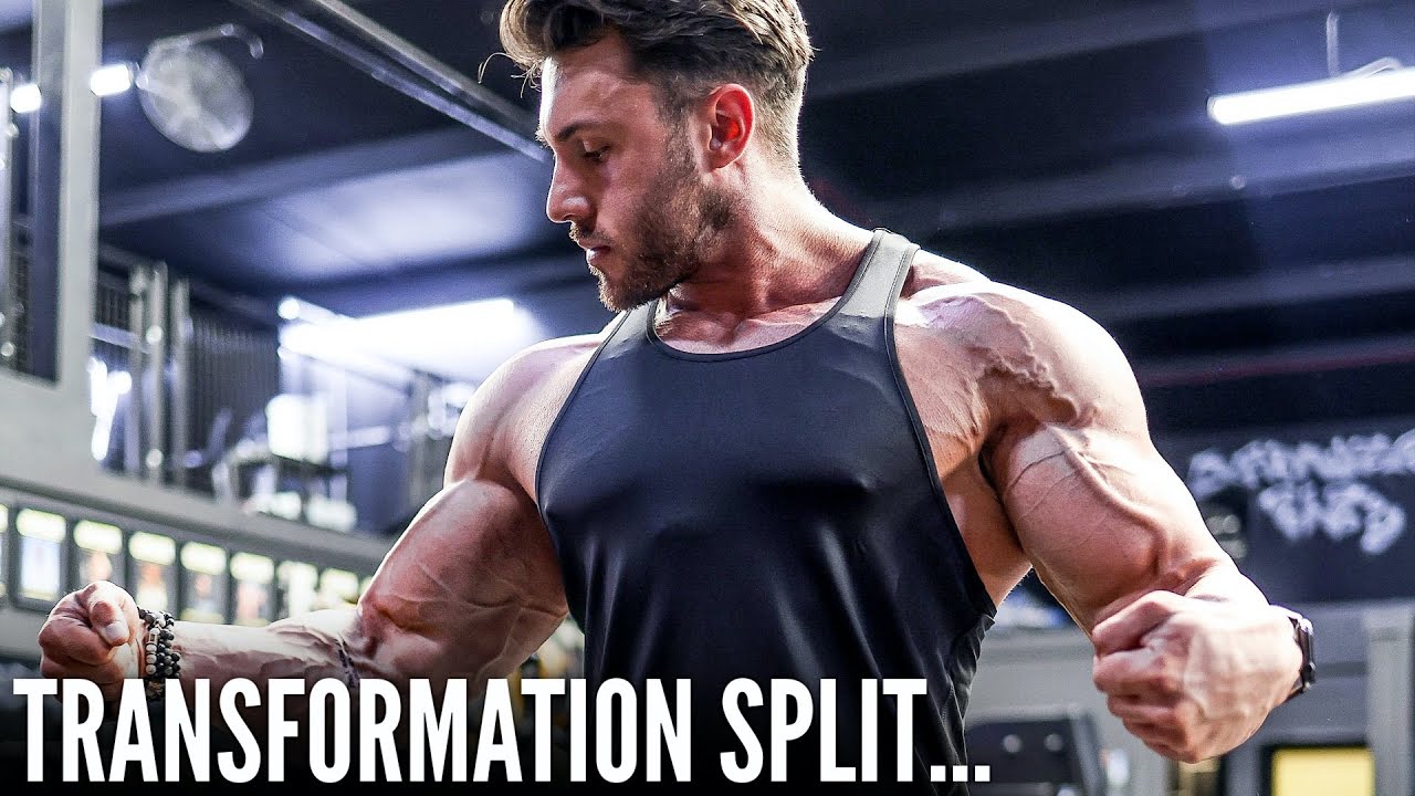 MY TRANSFORMATION WORKOUT SPLIT TO GAIN 10lbs OF MUSCLE...