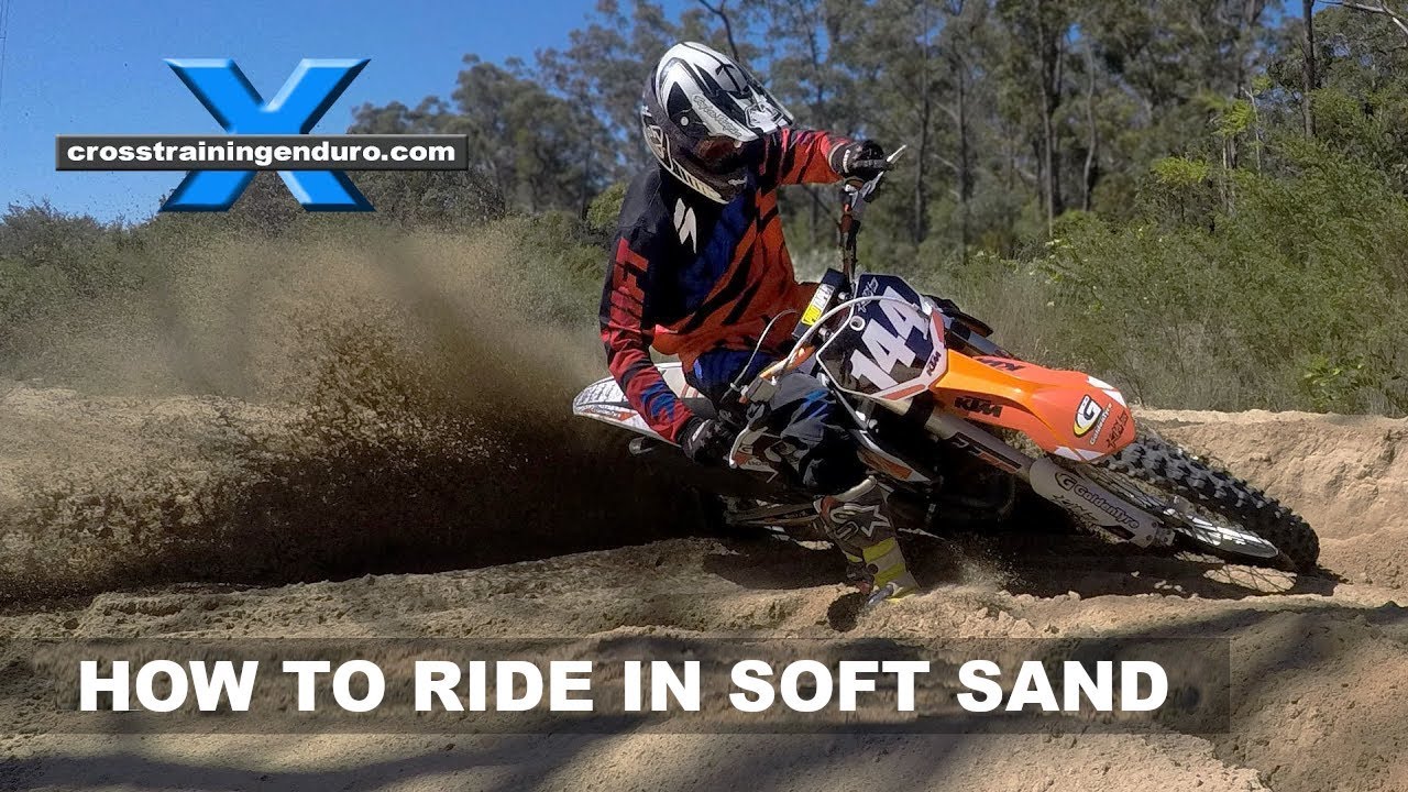 How to ride dirt bikes in soft sand︱Cross Training Enduro