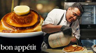 A Day Making the Most Popular Pancakes in NYC | On The Line | Bon Appétit