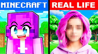 ⁣Zoey Turns REALISTIC in Minecraft!