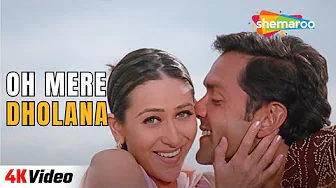 ⁣Oh Mere Dholana - 4K Video | Aashiq (2001) | Bobby Deol, Karisma Kapoor | Udit Narayan Hit Songs
