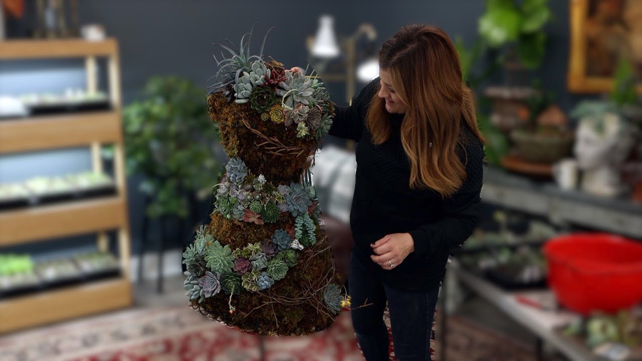 Planting Succulents in a Dress Form!  // Garden Answer
