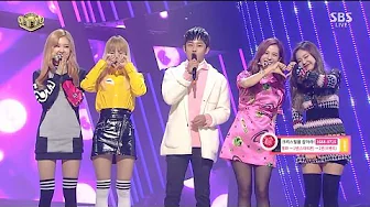 ⁣BLACKPINK​ - Interview(마지막 무대 인사) +  불장난(PLAYING WITH FIRE)  1211 SBS Inkigayo