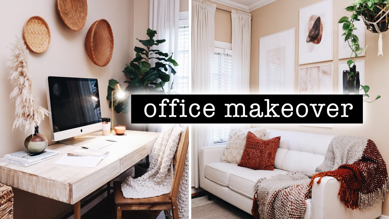 EXTREME OFFICE MAKEOVER & Declutter // Before + After  | XO, MaCenna
