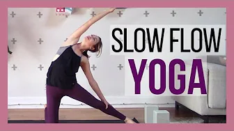45 min Slow Flow Yoga - Beginner Full Body Vinyasa Yoga