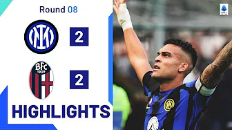 ⁣Inter-Bologna 2-2 | Martinez scores again as Inter draw: Goals and Highlights | Serie A 2022/23