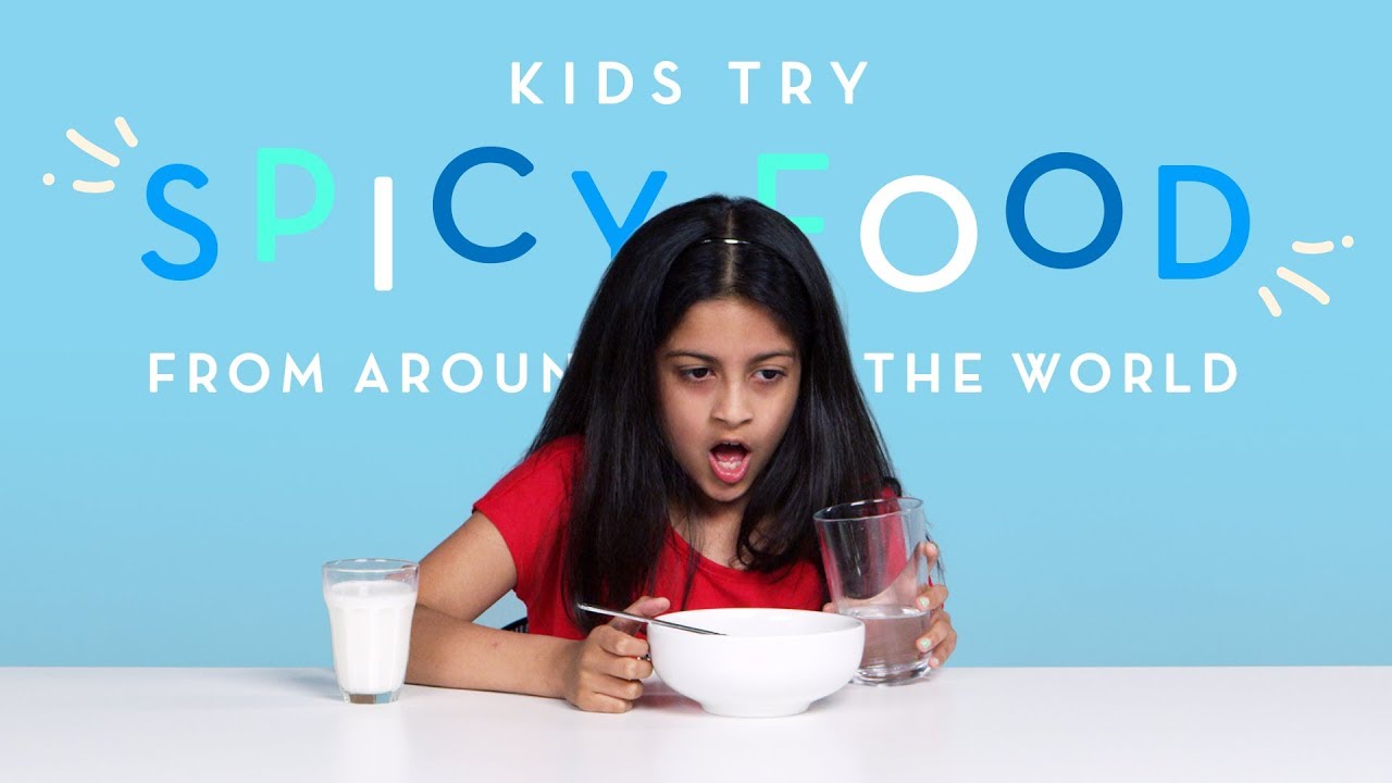 ⁣Kids Try Spicy Food from Around the World | Kids Try | HiHo Kids