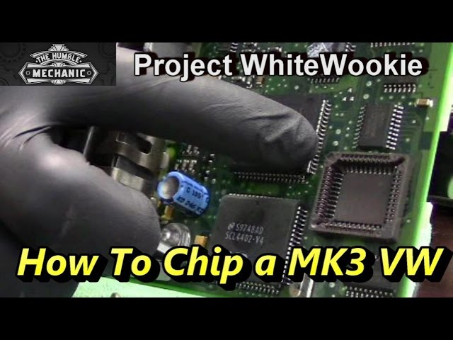⁣How To Chip a MK3 VR6 ~ DIY Video
