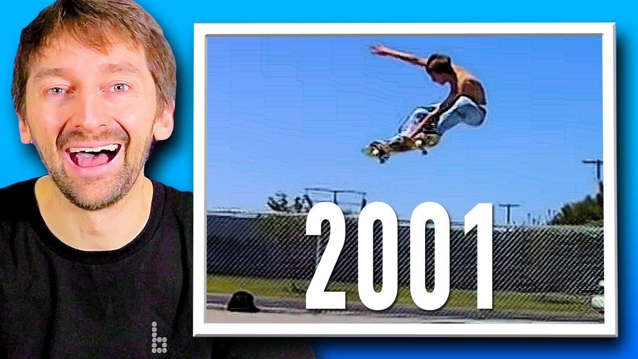 ⁣AARON KYRO REACTS TO HIS 2001 SKATEBOARDING VIDEOS!