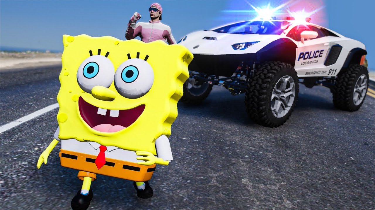 Breaking SpongeBob out of Prison in GTA 5