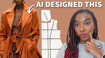 ⁣Can I DIY This Coat Designed By AI [ Trench Coat Pattern Tutorial ]