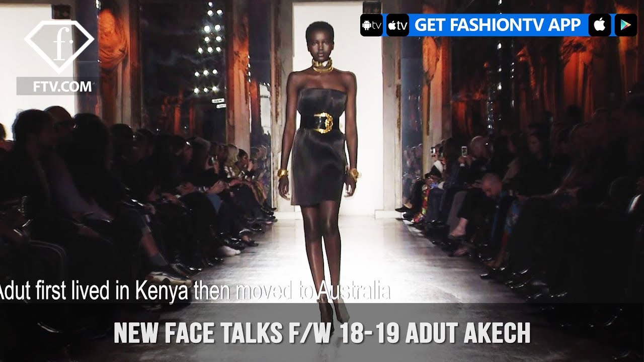 ⁣Adut Akech New Face Talks Fall/Winter 2018-19 | FashionTV | FTV