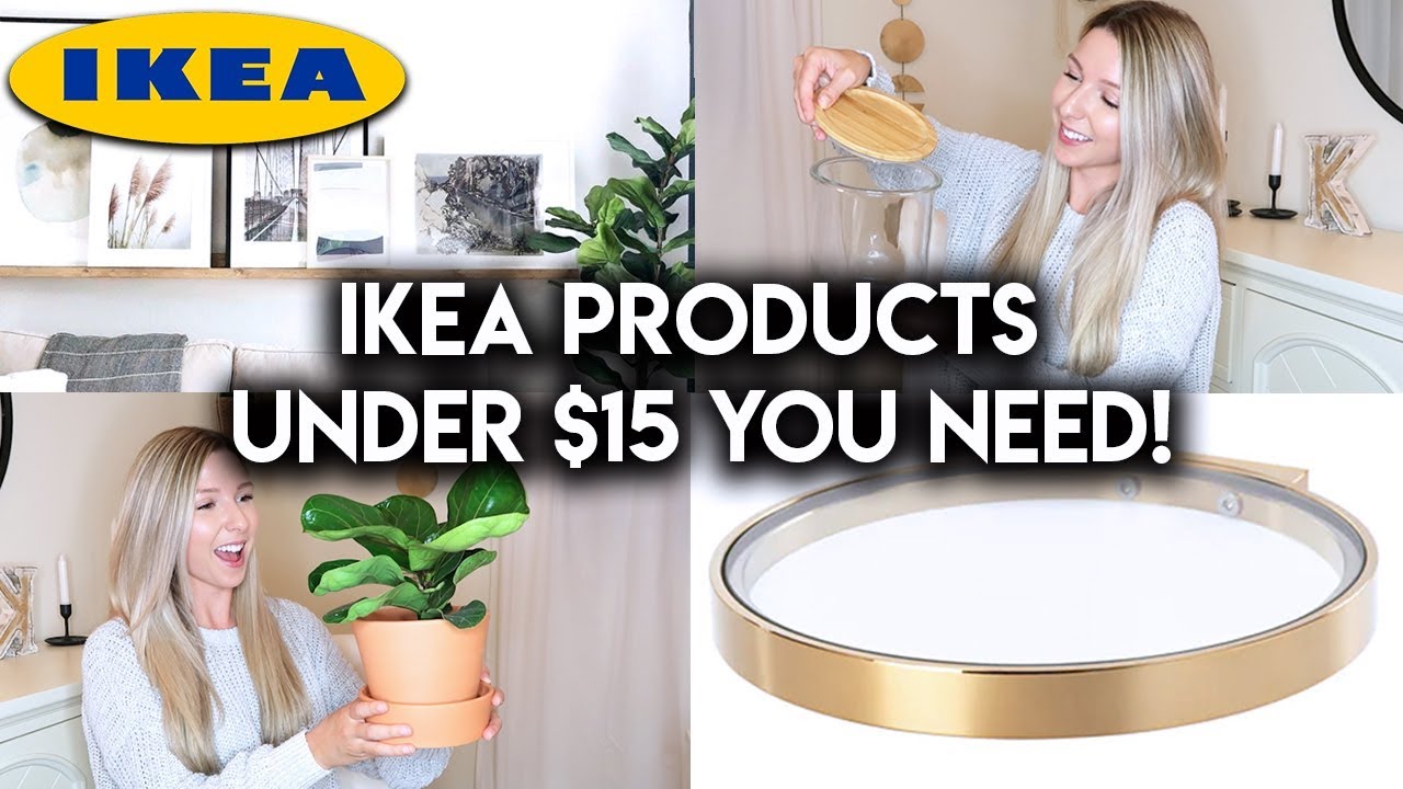 ⁣BEST IKEA PRODUCTS UNDER $15 | HOME DECOR + ORGANIZATION