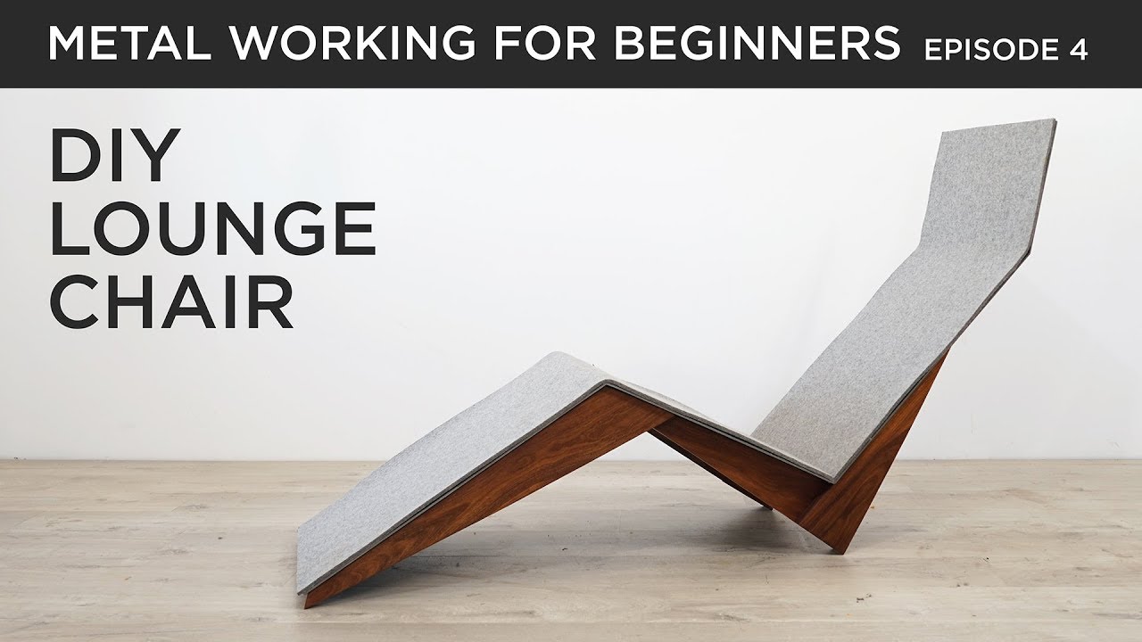 ⁣DIY Modern Lounge Chair | Metalworking for Beginners EP4