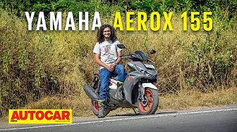 2021 Yamaha Aerox 155 review - It s an R15 at heart! | First Ride | Autocar India