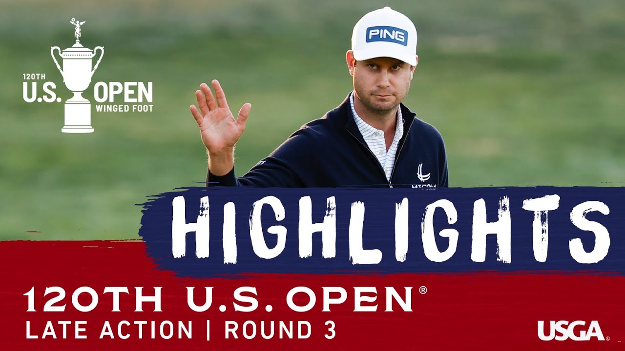 ⁣2020 U.S. Open Highlights, Round 3: Late Action