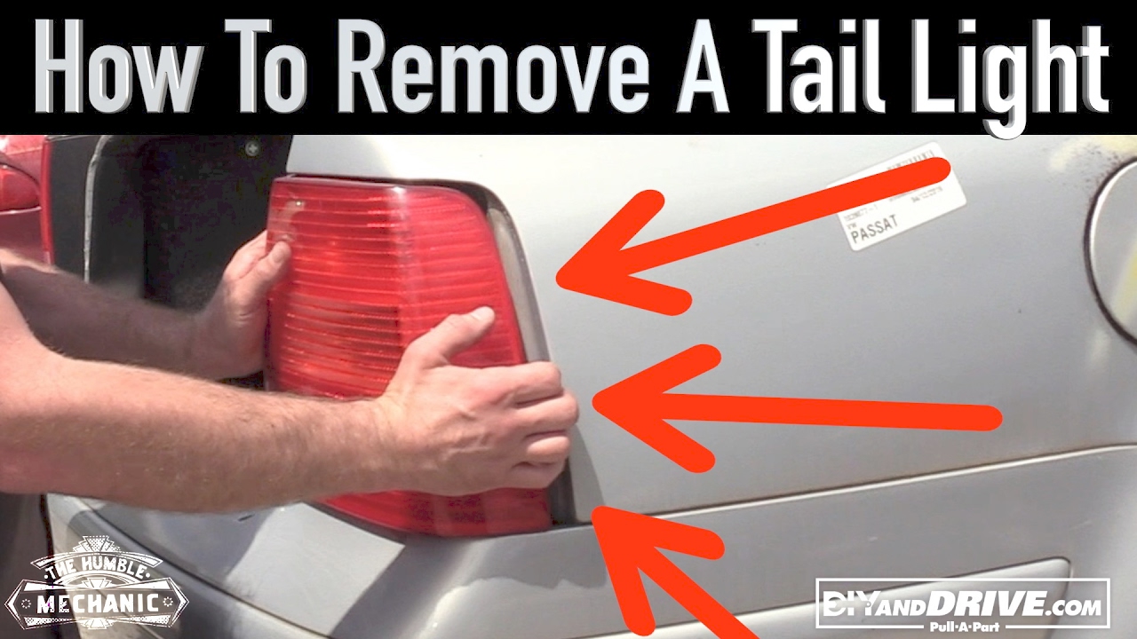 How To Remove a VW Tail Light ~ Salvage Yard Tips