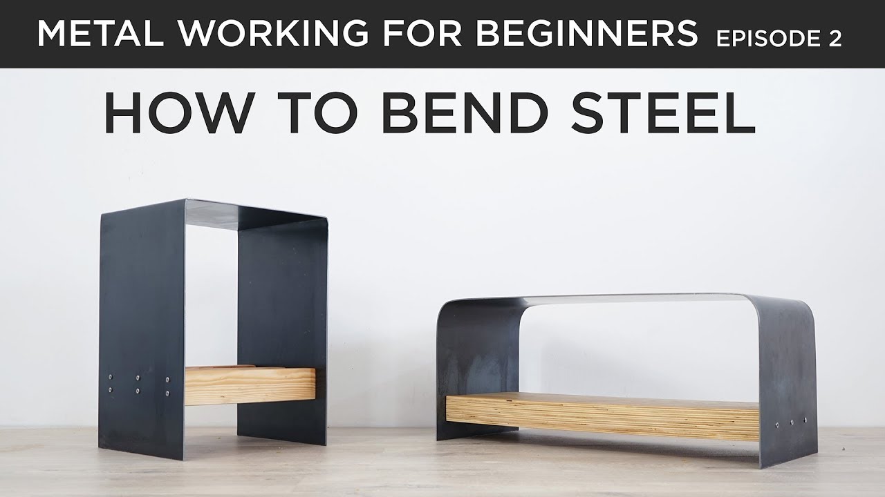 How to Bend Steel into Benches | Metalworking for Beginners