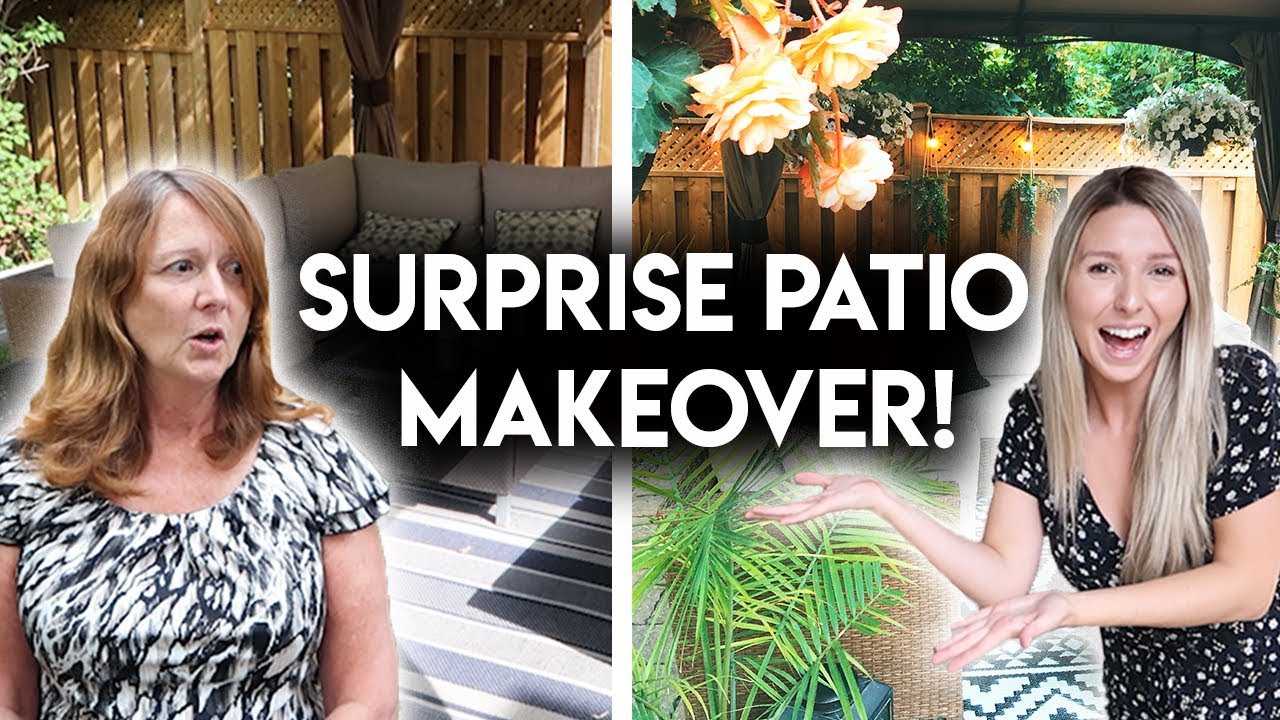 ⁣SURPRISE PATIO MAKEOVER **DECORATE WITH ME**