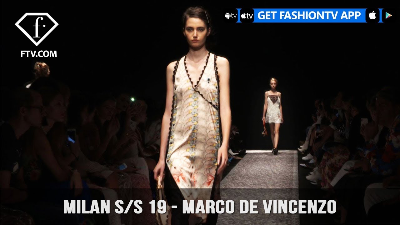 ⁣Milan Fashion Week Spring/Summer 2019 - Marco De Vincenzo | FashionTV | FTV
