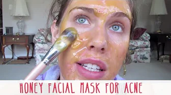 ⁣Homemade Honey Facial Mask For Acne | Cassandra Bankson