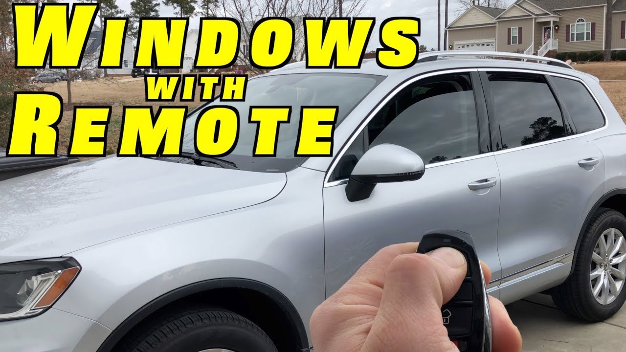 ⁣How To Program Touareg Comfort Open/Close Windows ~ Window Function with Remote