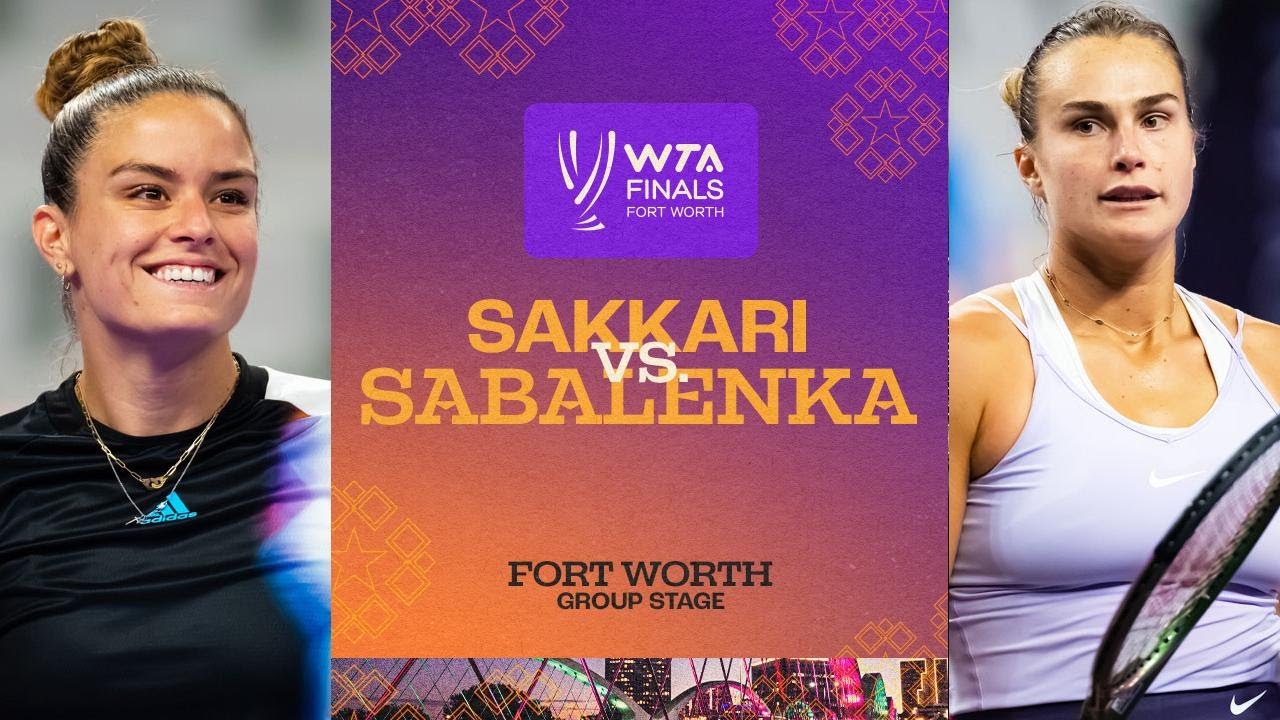 ⁣Maria Sakkari vs. Aryna Sabalenka | 2022 WTA Finals Group Stage | Match Highlights