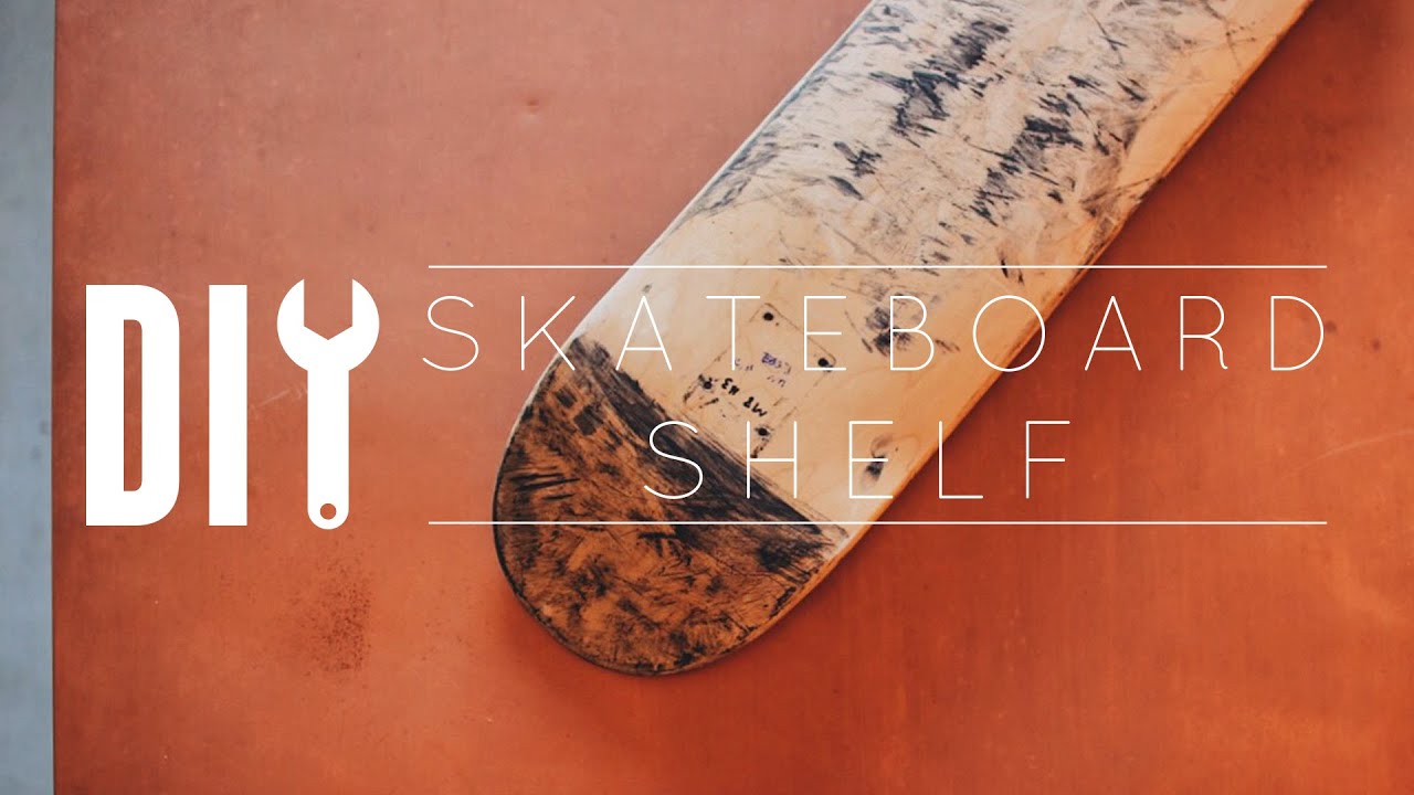 DIY Skateboard Shelf
