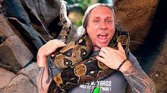 ⁣GIANT BOA MOVED INTO MY REPTILE ZOO!! 1 DAY UNTIL OPEN!! | BRIAN BARCZYK