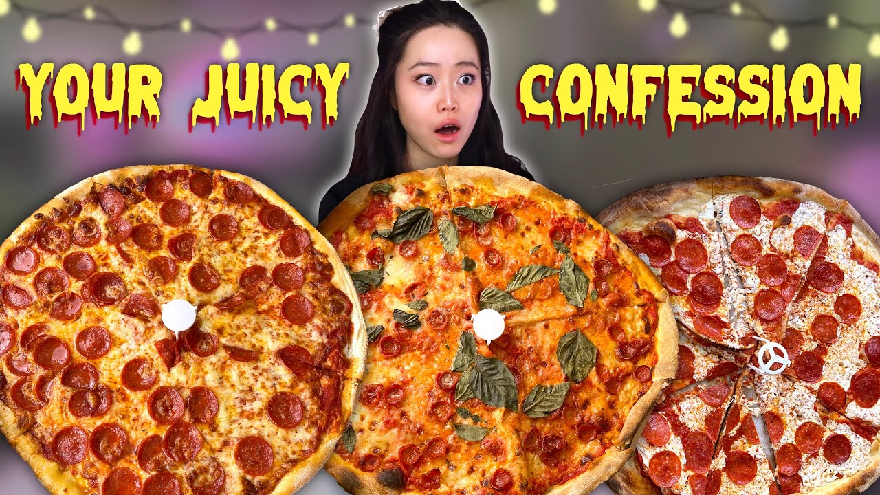 ⁣My boyfriend wants to EAT ME, because he SOLD HIS SOUL TO THE DEVIL | Best Pizza In NYC Mukbang