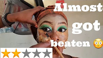 I went to the WORST REVIEWED AGBERO MAKEUP ARTIST in my city 