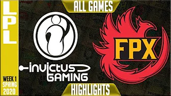 ⁣IG vs FPX Highlights ALL GAMES | LPL Spring 2020 W1D1 | Invictus Gaming vs FunPlus Phoenix