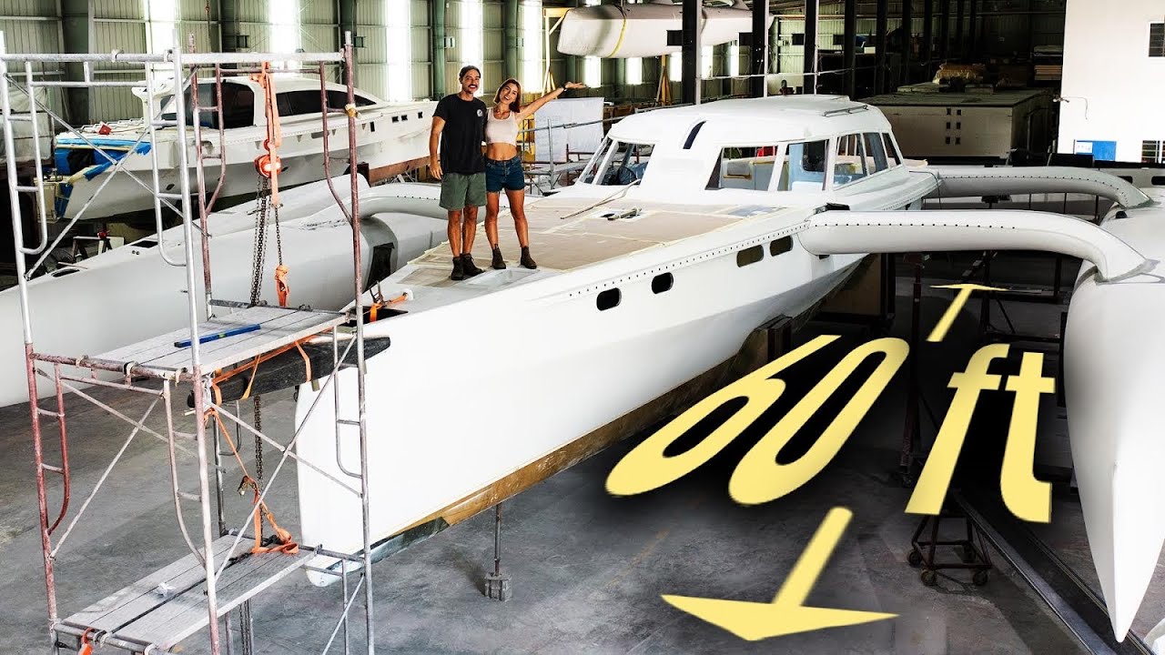 ⁣This is our NEW TRIMARAN! (Boat Build Begins!)
