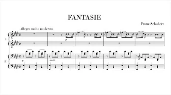 Schubert Fantasie in F minor Piano Duet 