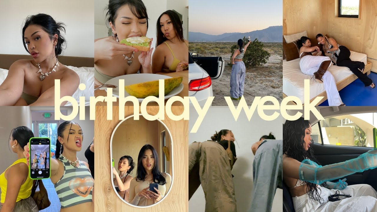 ⁣BIRTHDAY WEEK VLOG | birthday prep, roadtrip with the girls, drunk dancing with rhe, etc.