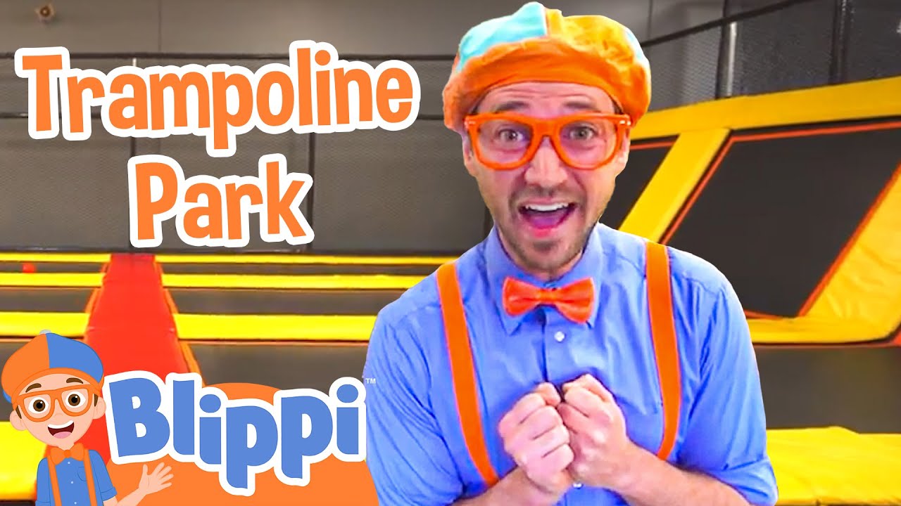 ⁣Blippi Visits a Trampoline Park | Blippi Full Episodes | Educational Videos for Kids | Blippi Toys