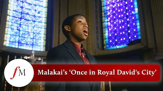 Malakai Bayoh sings angelic solo carol ‘Once in Royal David s City’ | Classic FM