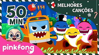 Natal Tubarão e mais músicas infantis | + Compilação | Bebê Tubarão | Pinkfong Canções para crianças