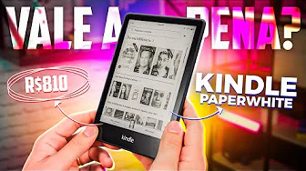 COMPREI um KINDLE NOVO! Review COMPLETO Kindle PAPERWHITE 11ª Geração!