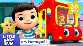  As Rodas do Ônibus  | Melhores Canções | Little Baby Bum em Português | Músicas Infantis