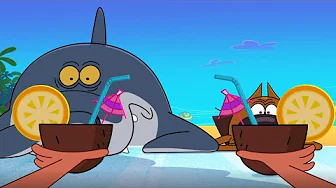 ZIG e SHARKO  Quem quer um coquetel?  Zig e Sharko Brasil | Desenho Animado em português
