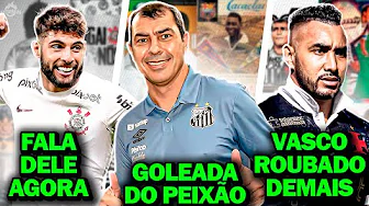 ⁣Santos GOLEIA o São Paulo | Vasco ROUBADO DEMAIS | Coringão RUMO A TÓQUIO