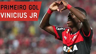 ⁣Vinicius Junior comenta o primeiro gol como profissional