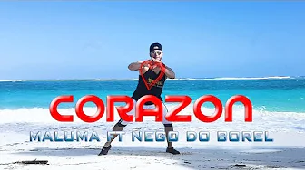 ⁣Corazon - (Maluma ft Nego do borel) /Clase de ZUMBA (Cardio Extremo) San Andres islas